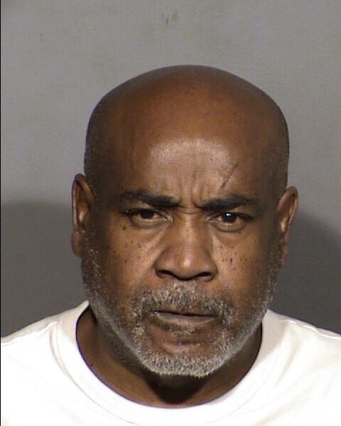 This Friday, Sept 29, 2023, photo provided by the Las Vegas Metropolitan Police Department shows Duane Keith Davis following his arrest outside his home in Henderson, Nev. Davis, known as "Keffe D," was indicted on a murder charge in the Sept. 7, 1996, killing of rap music icon Tupac Shakur. After 27 years, Davis became the first person arrested in one of hip-hop's most enduring mysteries. (Las Vegas Metropolitan Police Department via AP)